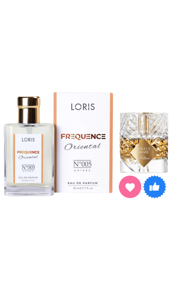 50ml Loris 005 UNISEX Iedvesmot : "Kilian Angels’ Share" EDP