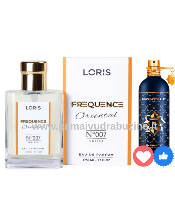 50ml Loris 007 UNISEX Iedvesmot : "Montale - Infinity" EDP