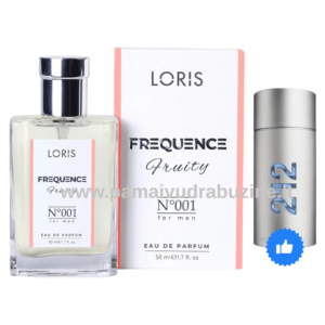 50ml Loris 001 Įkvėpti :"Carolina Herrera 212 For Men"EDP