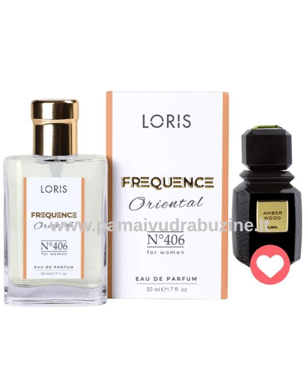 50ml Loris  406 Iedvesmot : "Ajmal Amber Wood " EDP