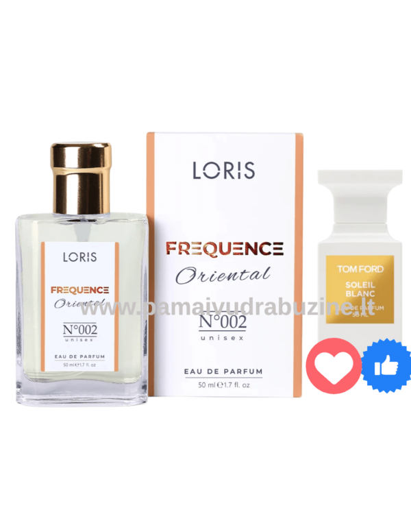 50ml Loris 002 UNISEX Iedvesmot : "Tom Ford Soleil Blanc" EDP