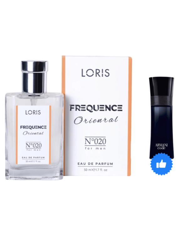 50ml  Loris 020 Iedvesmot :  „Armani Black Code“ EDP