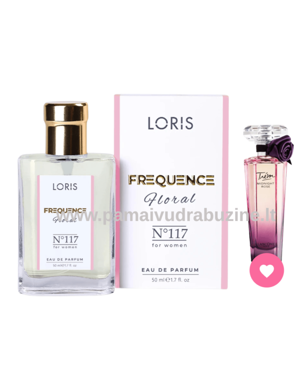 50ml Loris 117  Iedvesmot : "Lancome Tresor Midnight Rose" EDP