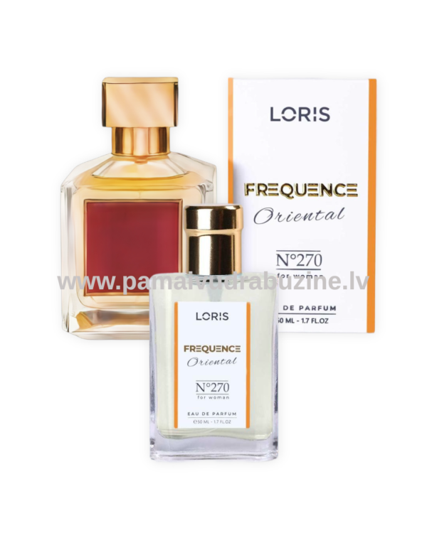 50ml Loris 270 Iedvesmot : "Baccart rouge 540"  EDP