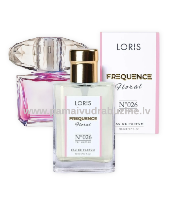 50ml Loris 026 Iedvesmot : "Versace Bright Crystal" EDP